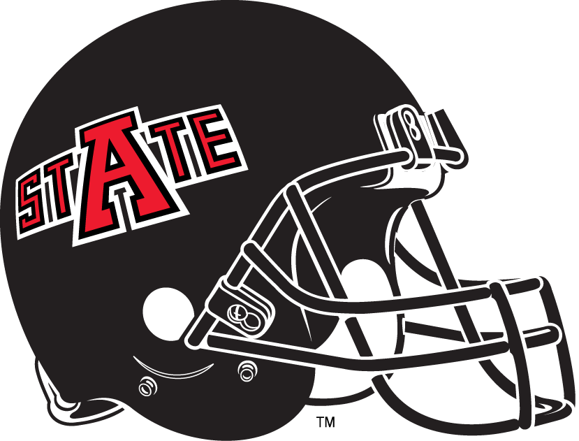 Arkansas State Red Wolves 2008-Pres Helmet Logo v2 DIY iron on transfer (heat transfer)